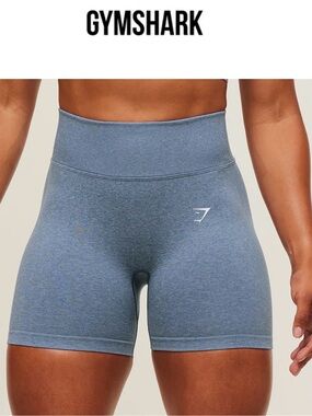 Gymshark Women’s Lift Seamless Shorts - Small (4-6) Color Worn Blue | EUC